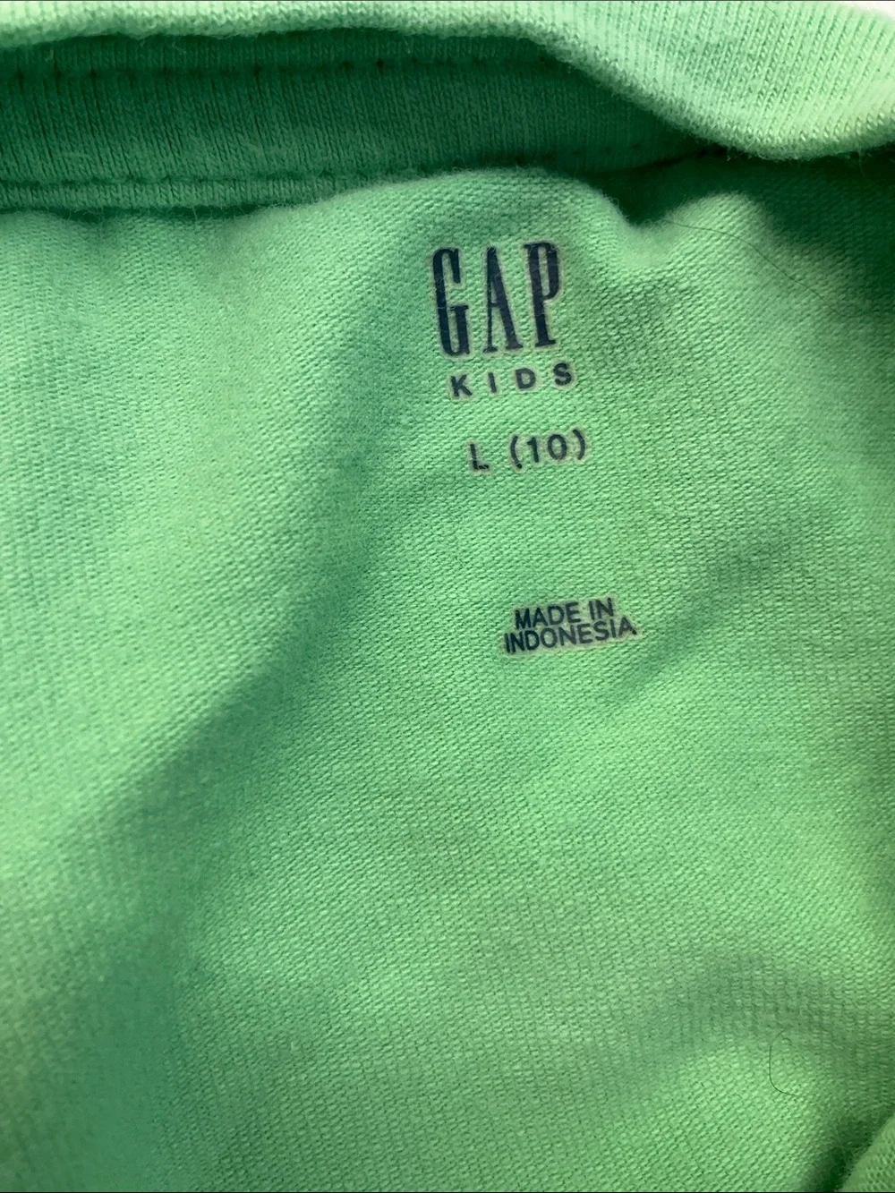 GAP Kids Bright Mint Green Tee
